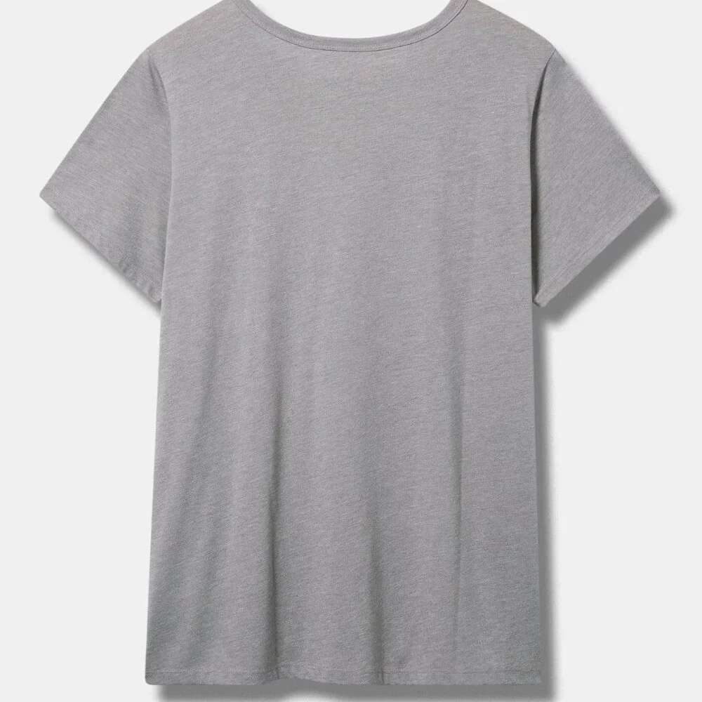 Torrid Coffee Calling Signature Jersey Crew Everyday Grey T-Shirt sz 3x NWT - Picture 2 of 4